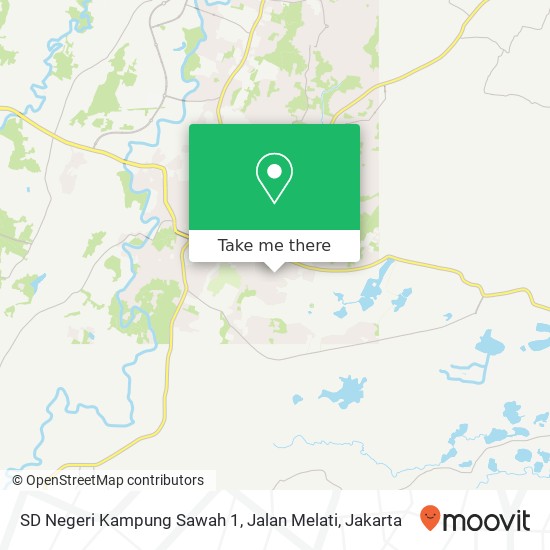 SD Negeri Kampung Sawah 1, Jalan Melati map