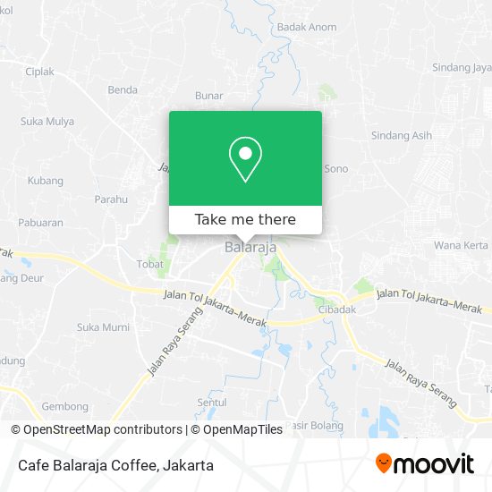 Cafe Balaraja Coffee map