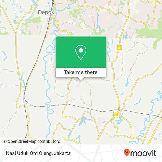 Nasi Uduk Om Oleng, Cilodong map