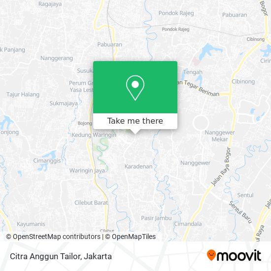 Citra Anggun Tailor map