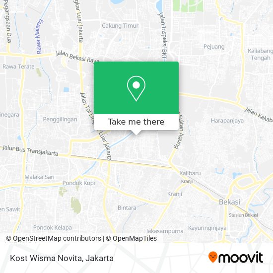 Kost Wisma Novita map