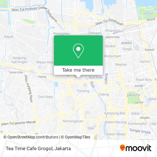 Tea Time Cafe Grogol map