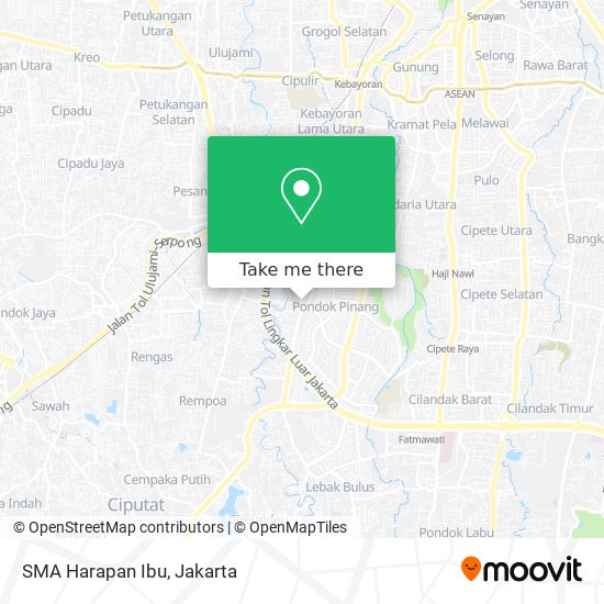 SMA Harapan Ibu map