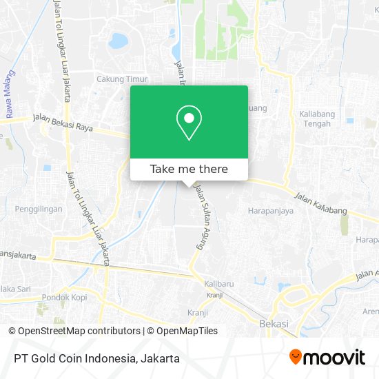 PT Gold Coin Indonesia map