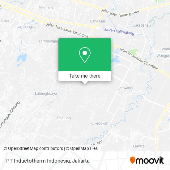 PT Inductotherm Indonesia, Jalan Flores II Cikarang Barat map