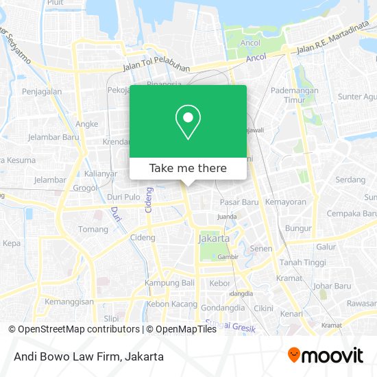 Andi Bowo Law Firm map