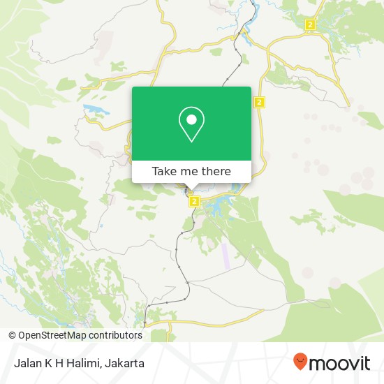 Jalan K H Halimi, Cigombong map