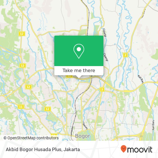 Akbid Bogor Husada Plus map