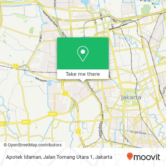 Apotek Idaman, Jalan Tomang Utara 1 map