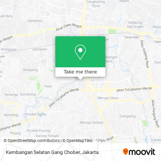 Kembangan Selatan Gang Chober map