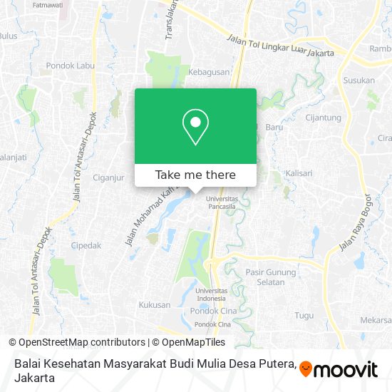 Balai Kesehatan Masyarakat Budi Mulia Desa Putera map