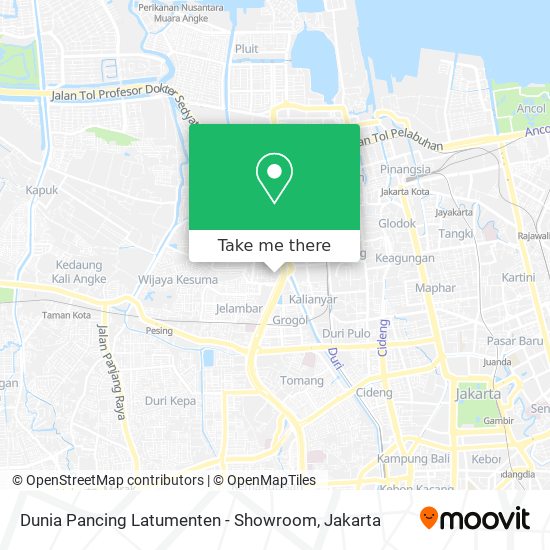 Dunia Pancing Latumenten - Showroom map
