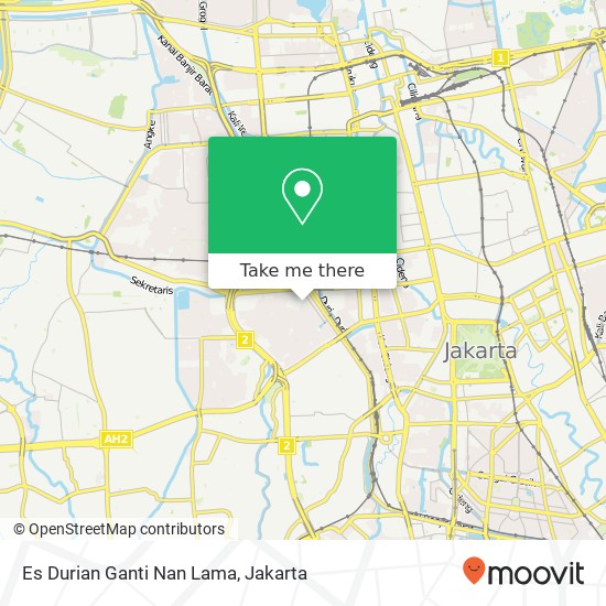 Es Durian Ganti Nan Lama, Jalan Tomang Utara map