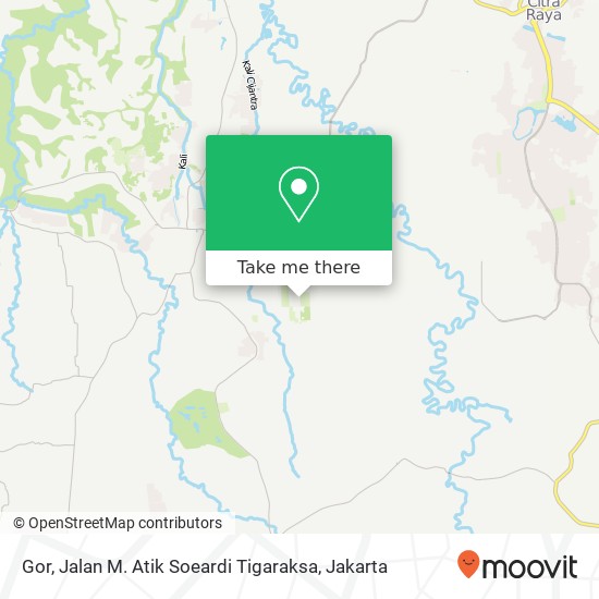 Gor, Jalan M. Atik Soeardi Tigaraksa map