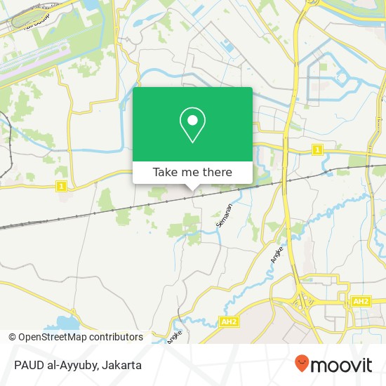 PAUD al-Ayyuby, Jalan Semanan Raya map