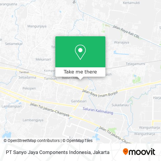PT Sanyo Jaya Components Indonesia map