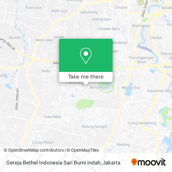 Gereja Bethel Indonesia Sari Bumi Indah map