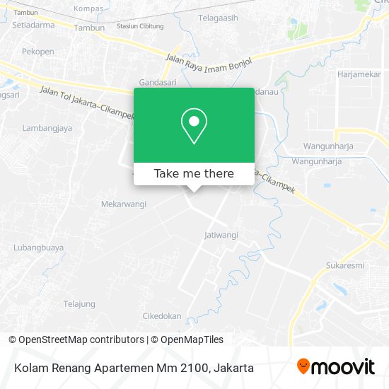 Kolam Renang Apartemen Mm 2100 map