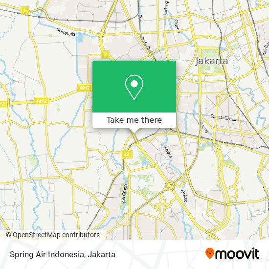 Spring Air Indonesia map