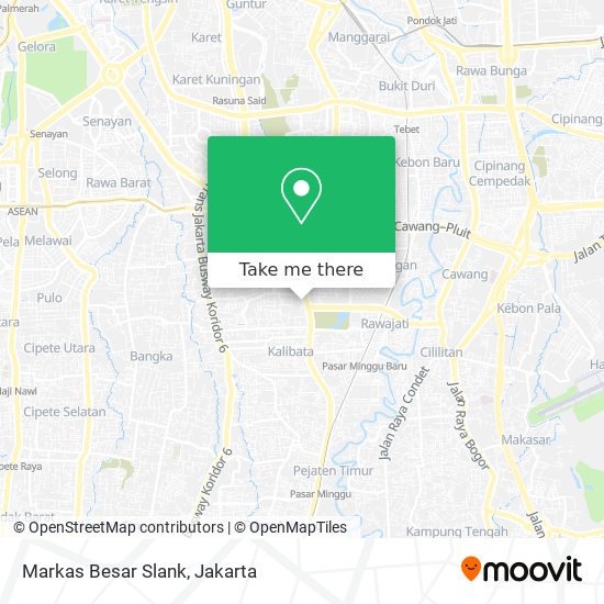 Markas Besar Slank map