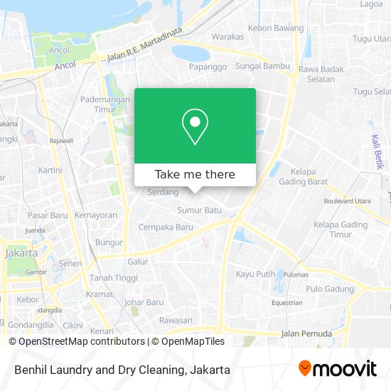 Benhil Laundry and Dry Cleaning map