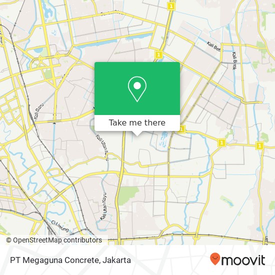 PT Megaguna Concrete, Jalan Pulomas Barat 6 Pulogadung map