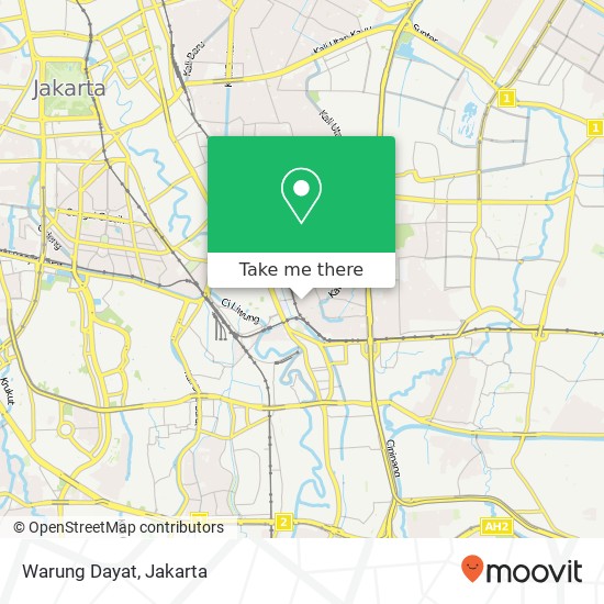 Warung Dayat, Jalan Kayu Manis 10 map