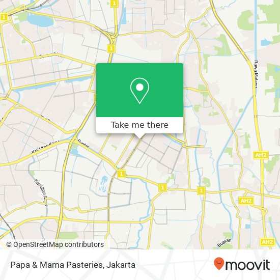 Papa & Mama Pasteries, Jalan Bulevar Kelapa Gading map