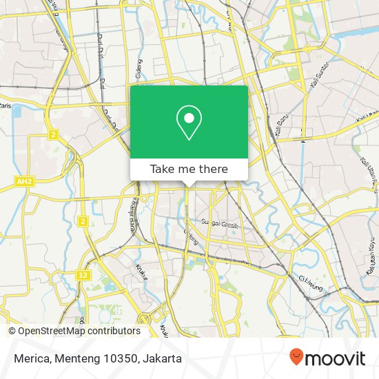 Merica, Menteng 10350 map