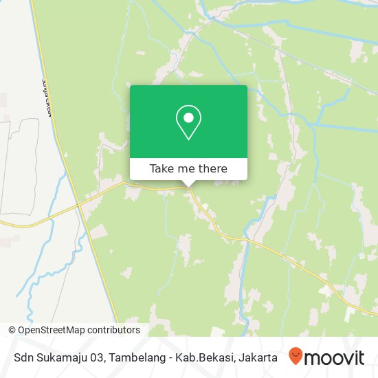 Sdn Sukamaju 03, Tambelang - Kab.Bekasi, Jalan Kampung Luwung Tambelang map