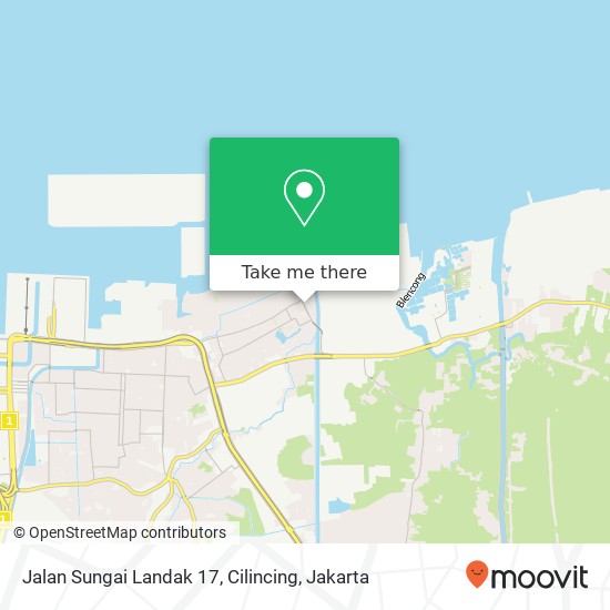 Jalan Sungai Landak 17, Cilincing map