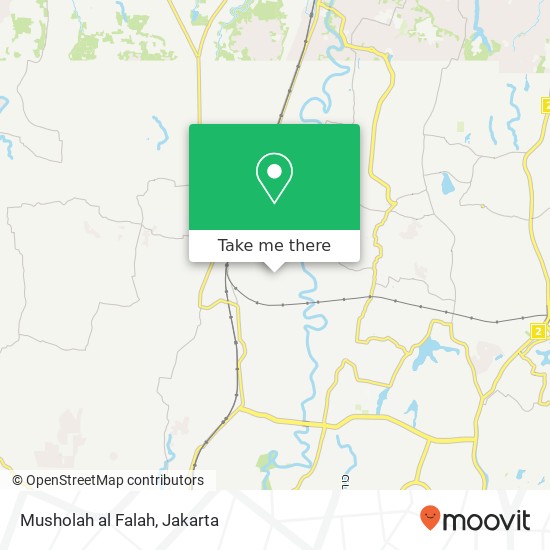 Musholah al Falah, Indonesia map