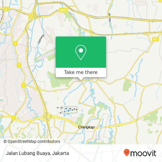 Jalan Lubang Buaya, Makasar map