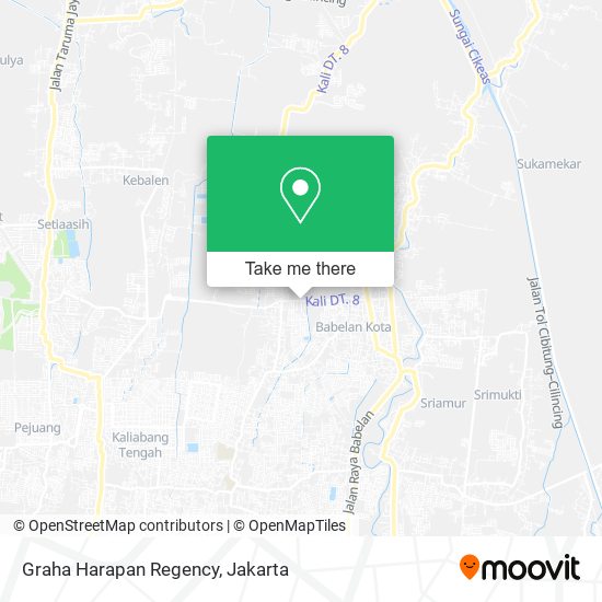 Graha Harapan Regency, Graha Harapan Regency map