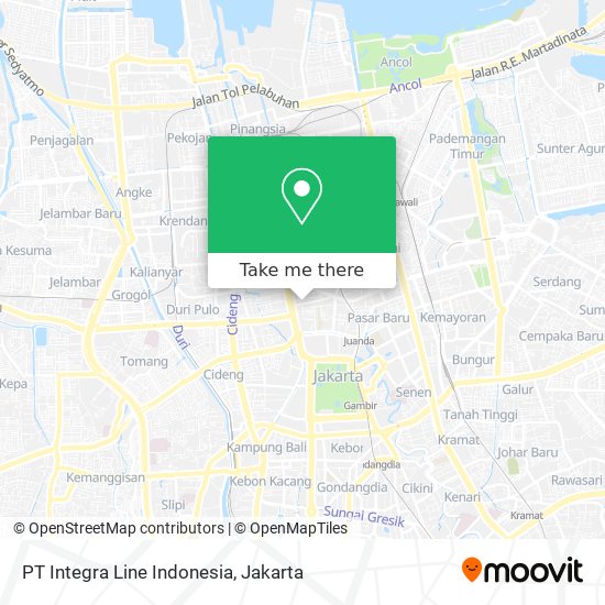 PT Integra Line Indonesia map