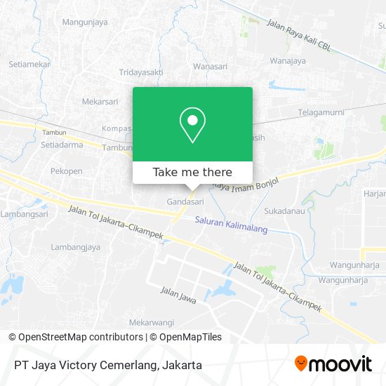 PT Jaya Victory Cemerlang map