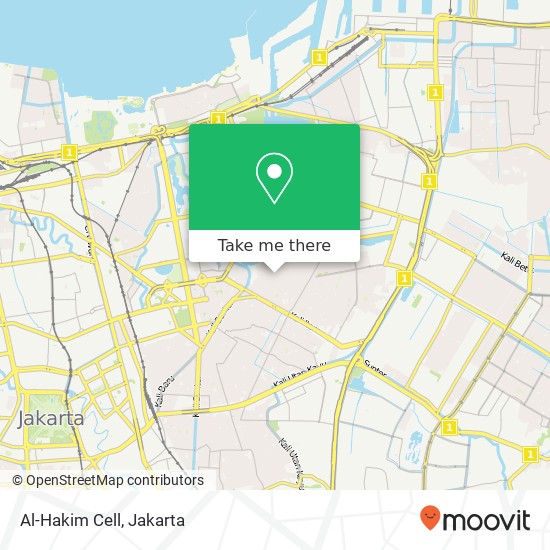 Al-Hakim Cell, Jalan Perjuangan Tanjung Priok map