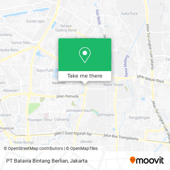 PT Batavia Bintang Berlian map