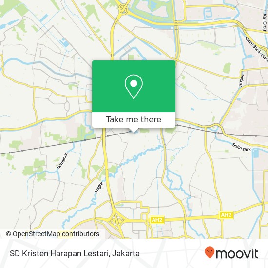 SD Kristen Harapan Lestari, Jalan Belimbing Raya map