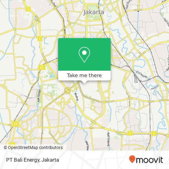 PT Bali Energy, Jalan Karet Belakang Raya Setiabudi map
