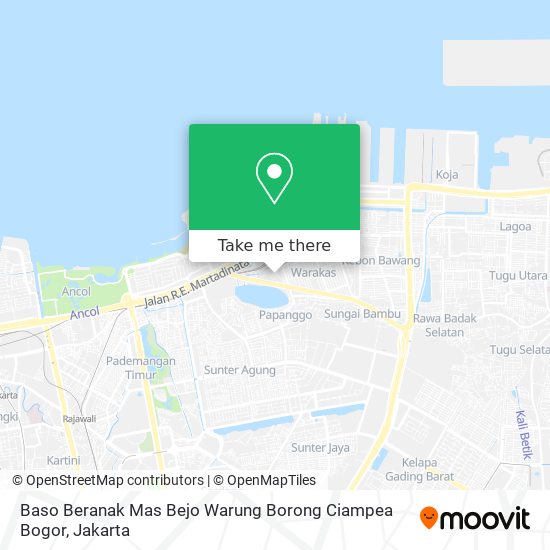 Baso Beranak Mas Bejo Warung Borong Ciampea Bogor map