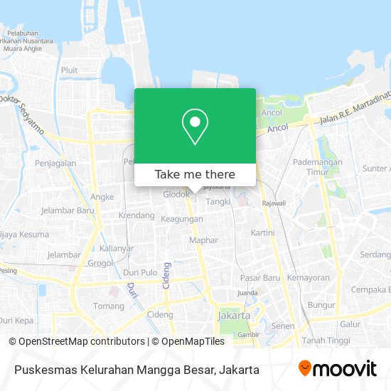 Puskesmas Kelurahan Mangga Besar map