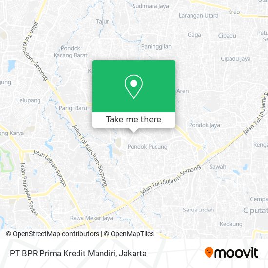 PT BPR Prima Kredit Mandiri map