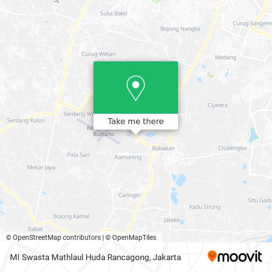 MI Swasta Mathlaul Huda Rancagong map