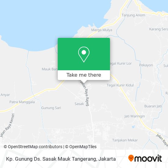 Kp. Gunung Ds. Sasak Mauk Tangerang map