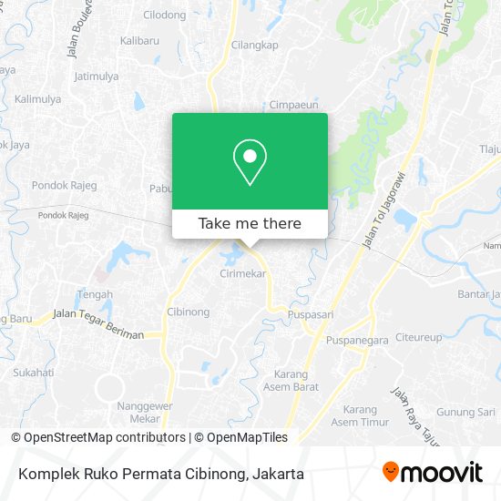 Komplek Ruko Permata Cibinong map