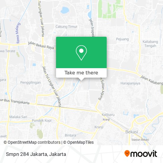 Smpn 284 Jakarta map