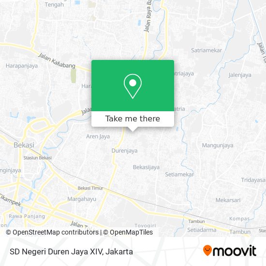 SD Negeri Duren Jaya XIV map
