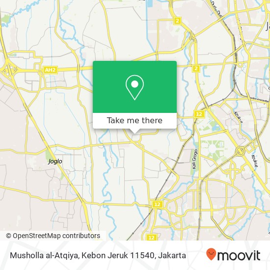 Musholla al-Atqiya, Kebon Jeruk 11540 map