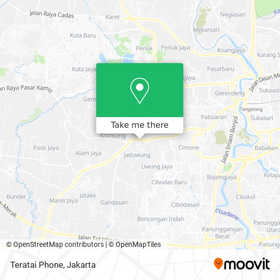 Teratai Phone map